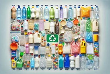 انواع بطری های پلاستیکی و بازیافتی