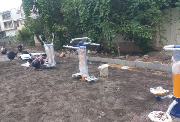 نصب ست ورزشی در استخر پاشوران